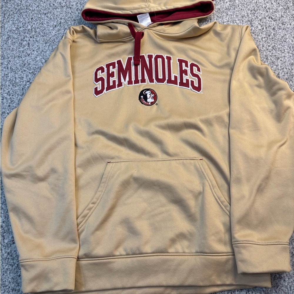 Majestic Beige Seminoles Hoodie M016